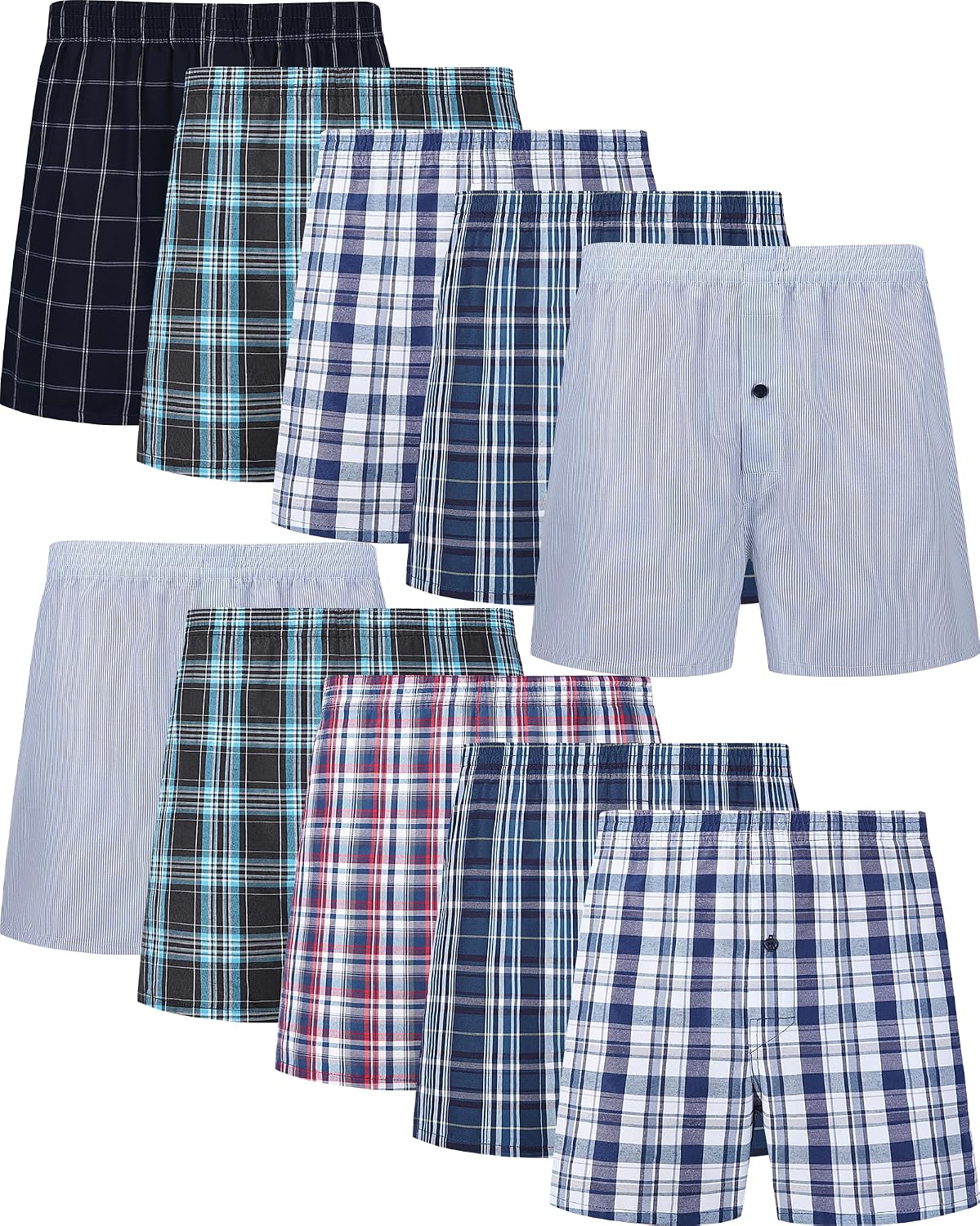 Thumbnail 6 de JupiterSecret Herren Boxershorts aus Baumwolle – 6er und 10er Pack, Größen S–6XL