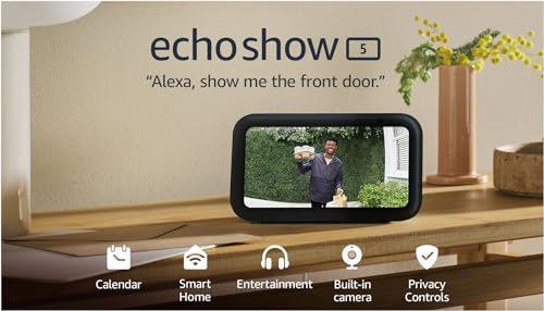 Thumbnail 8 de Echo Show 5 (Newest gen) Charcoal – Smart display with Alexa, clock and clearer sound