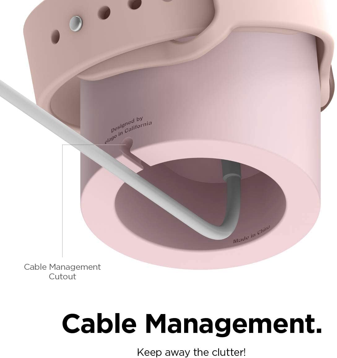 Thumbnail 3 de elago W2 Charger Stand for Apple Watch (Nightstand Mode) – Lovely Pink (Cable not included)