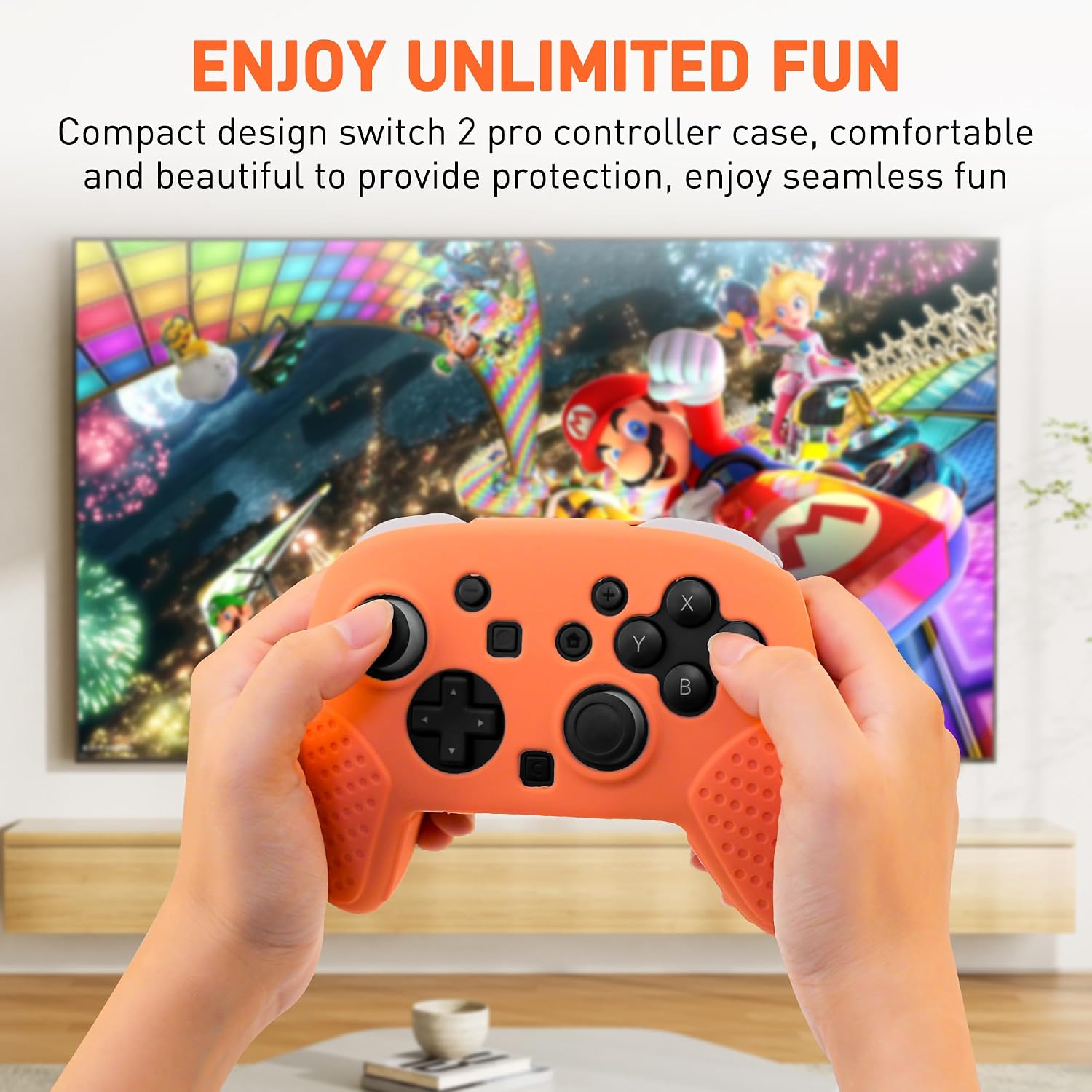 Thumbnail 6 de PAWDIARY Nintendo Switch 2 Pro Controller Case, Silicone