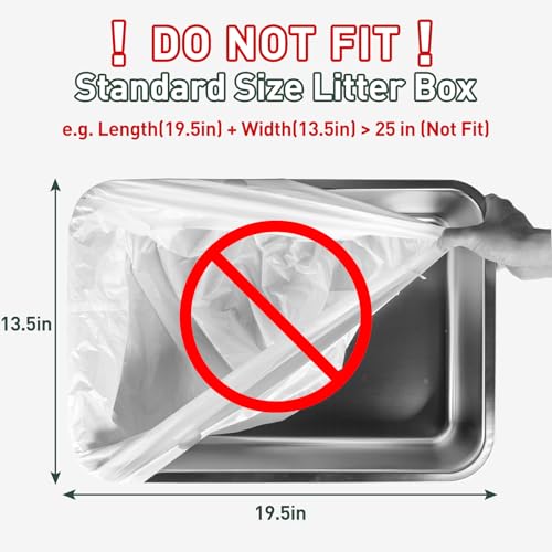 Thumbnail 3 de ANWA 40 Count Automatic Litter Box Bags for LR Series Robots