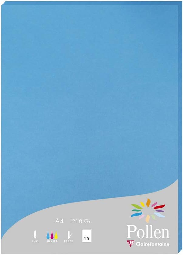 Detalle de Clairefontaine 11332C Pacco da 25 Biglietti Pollen Colore Grigio Koala, formato C6