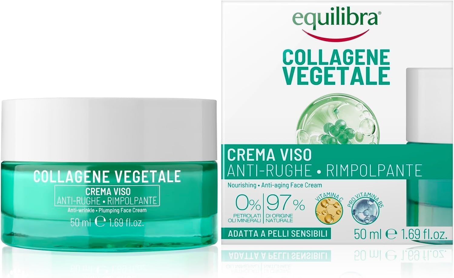 Detalle de Equilibra Collagene Vegetale Crema Viso 50 ml