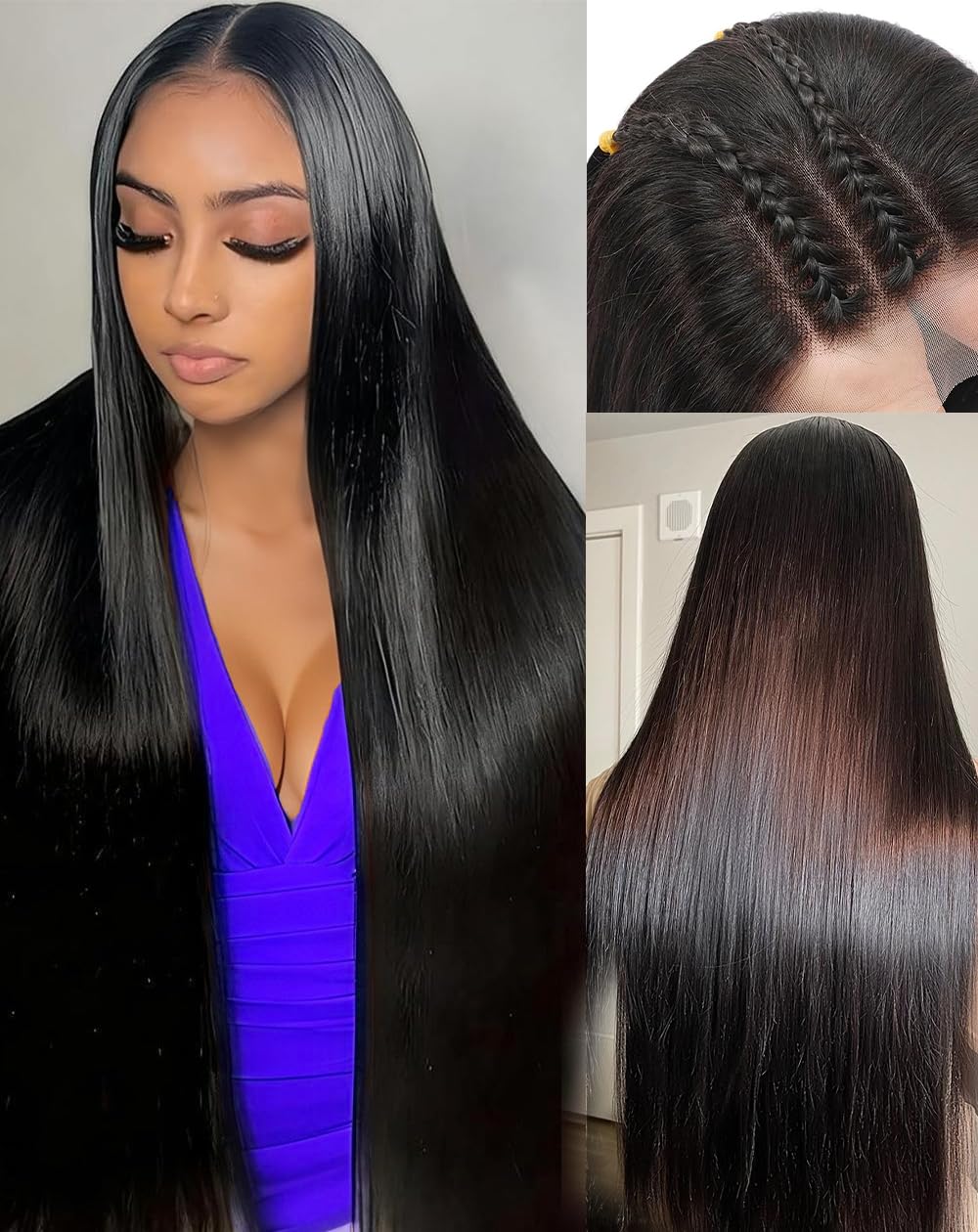 Detalle de 32 Inch 13x6 Lace Front 200% Density Wig