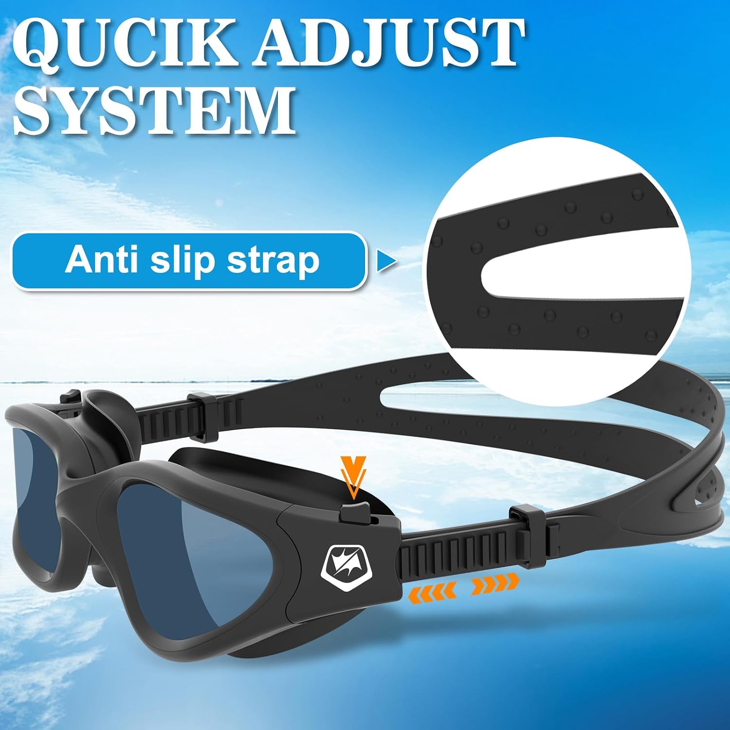 Detalle 1 de WIN.MAX Swimming Goggles with Polarized Lenses