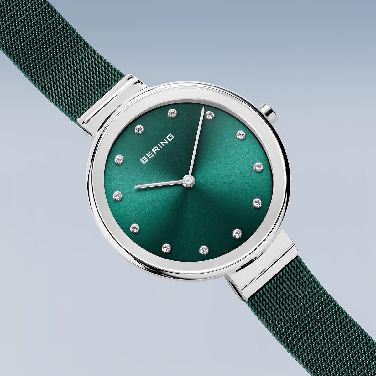 Thumbnail 2 de BERING 12034 Montre Femme Quartz 34 mm - Acier Inoxydable, Bracelet Milanais, Verre Saphir
