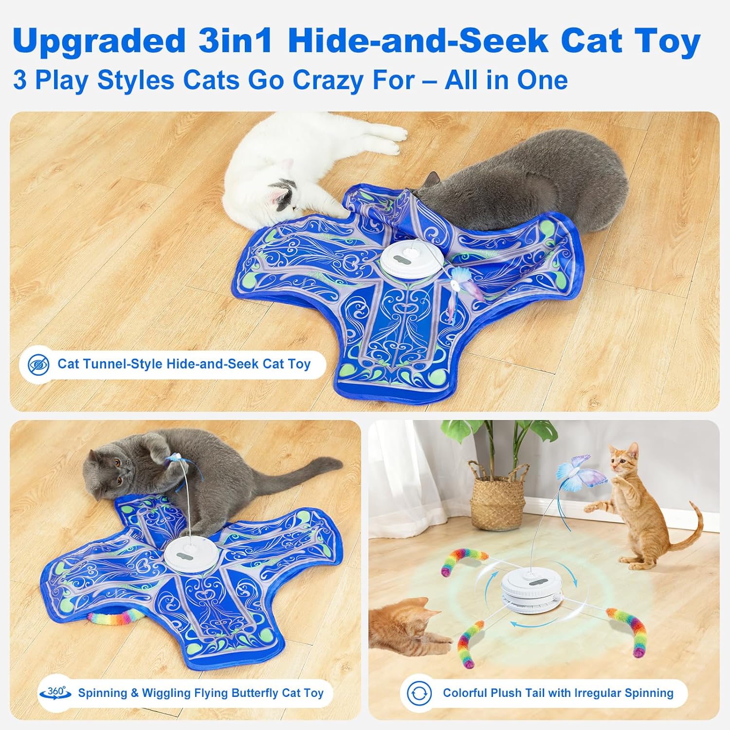 Thumbnail 1 de Qraxond Interactive Touch-Activated Cat Toy
