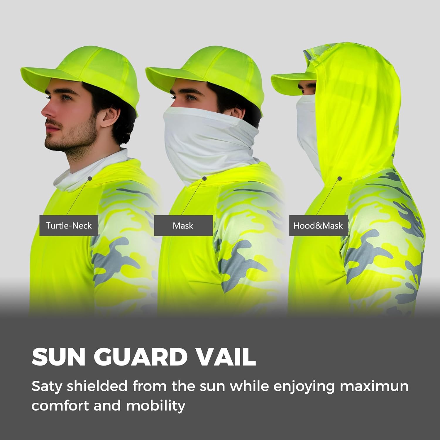 Detalle de Drizomo Safety Shirt, UPF 50+