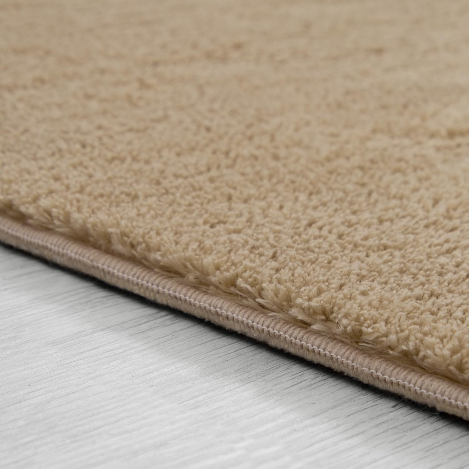 Thumbnail 2 de Paco Home Alfombra Moderna Beige 200x280cm Antideslizante