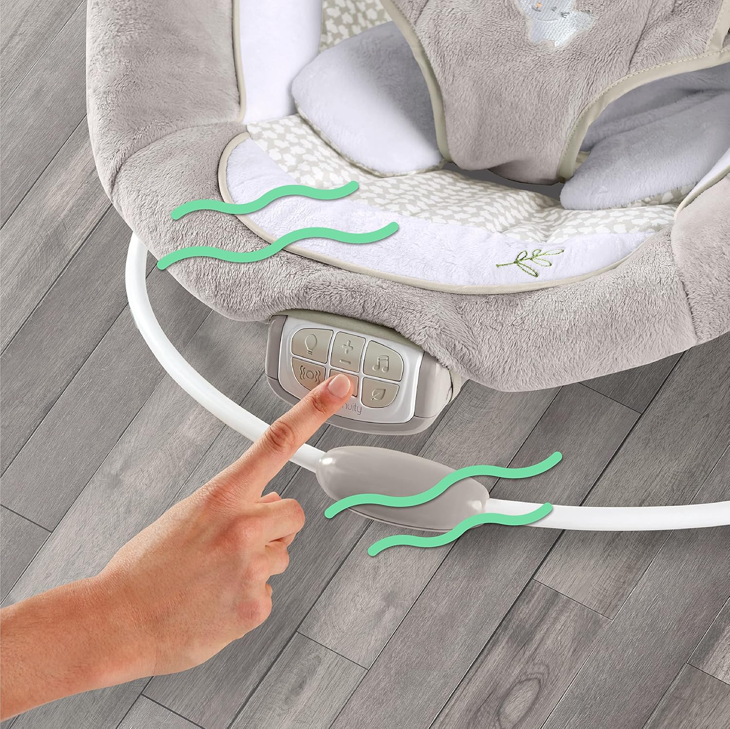 Thumbnail 4 de Twinkle Tails Babywippe mit Vibrationen