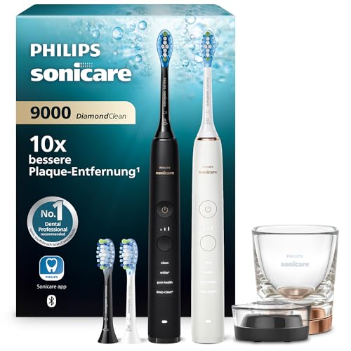 Detalle de Philips Sonicare DiamondClean 9000: Elektrische Zahnbürste für personalisierte Mundhygiene