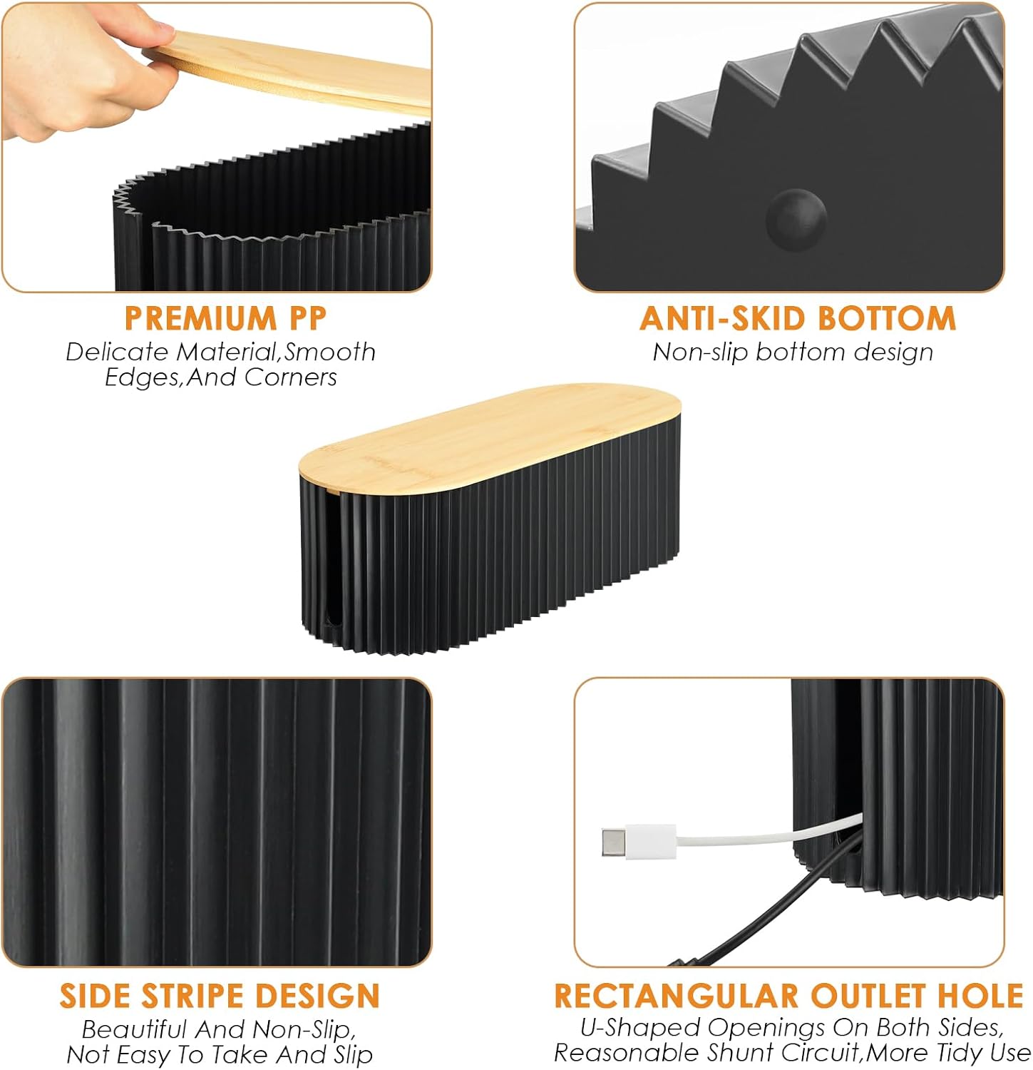 Detalle 1 de CRROEL Cable Management Box for Desk