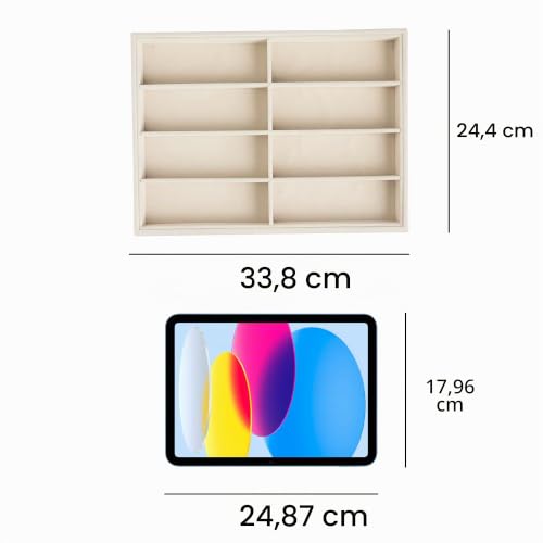 Detalle de Frebeauty Organizador gafas de sol 8 cajones en terciopelo