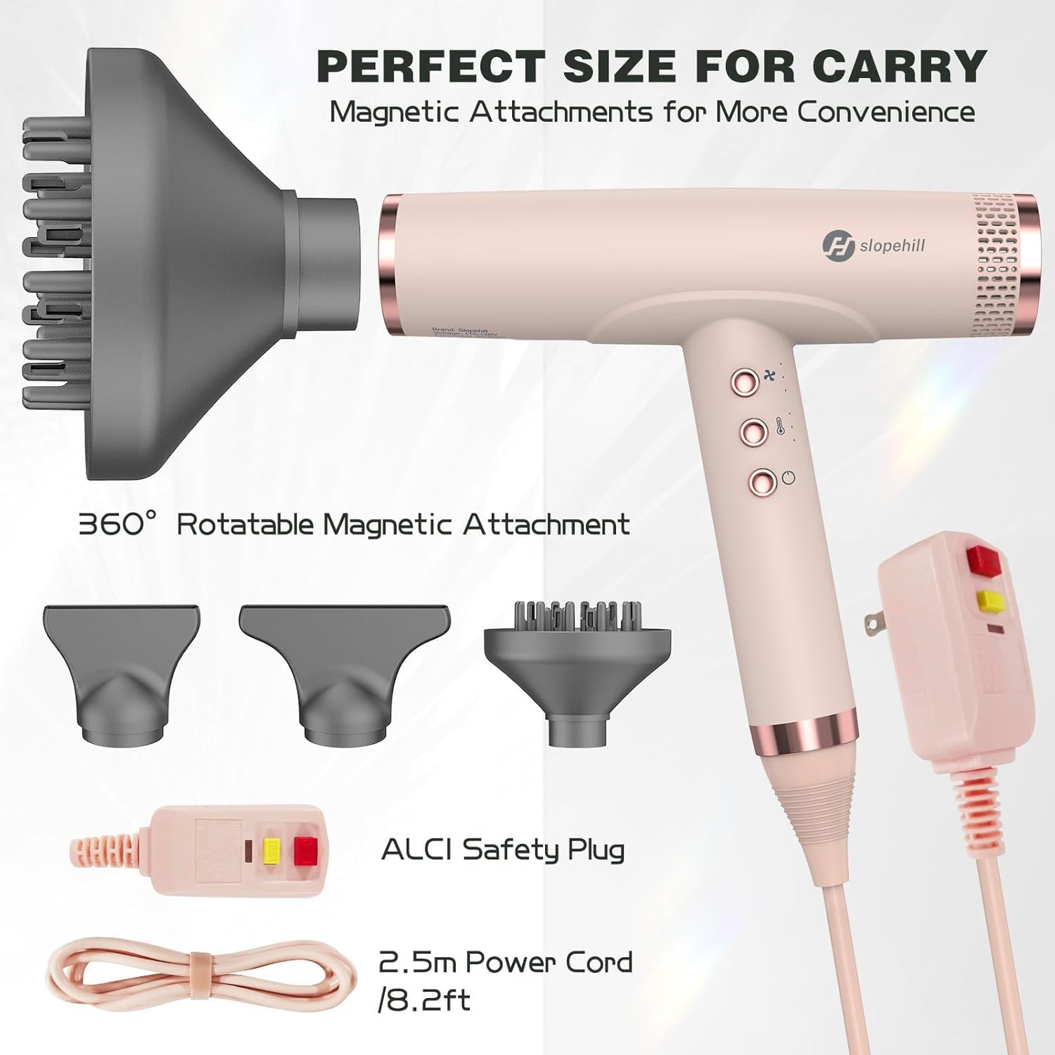 Thumbnail 3 de Slopehill Professional Ionic Hair Dryer