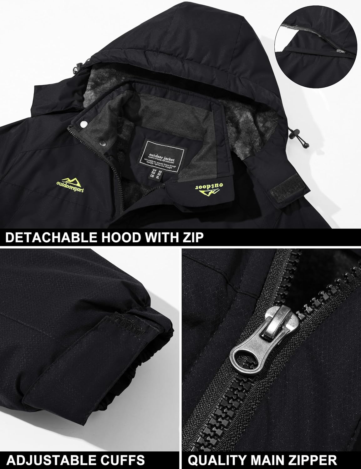 Thumbnail 6 de TACVASEN Winter Ski Jacket men’s waterproof parka