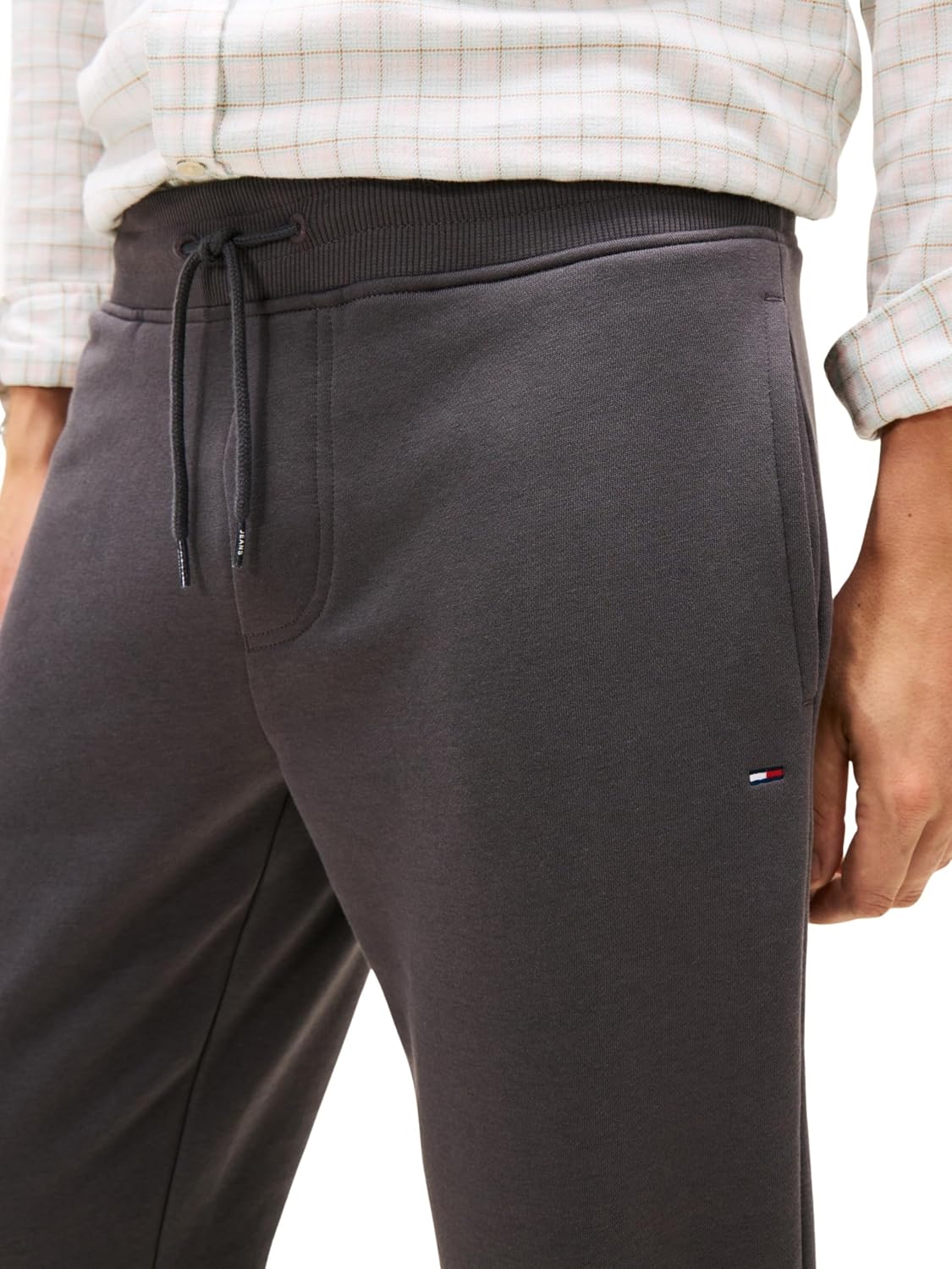 Detalle de Tommy Jeans Pantalones de chándal Slim Fit con cordón