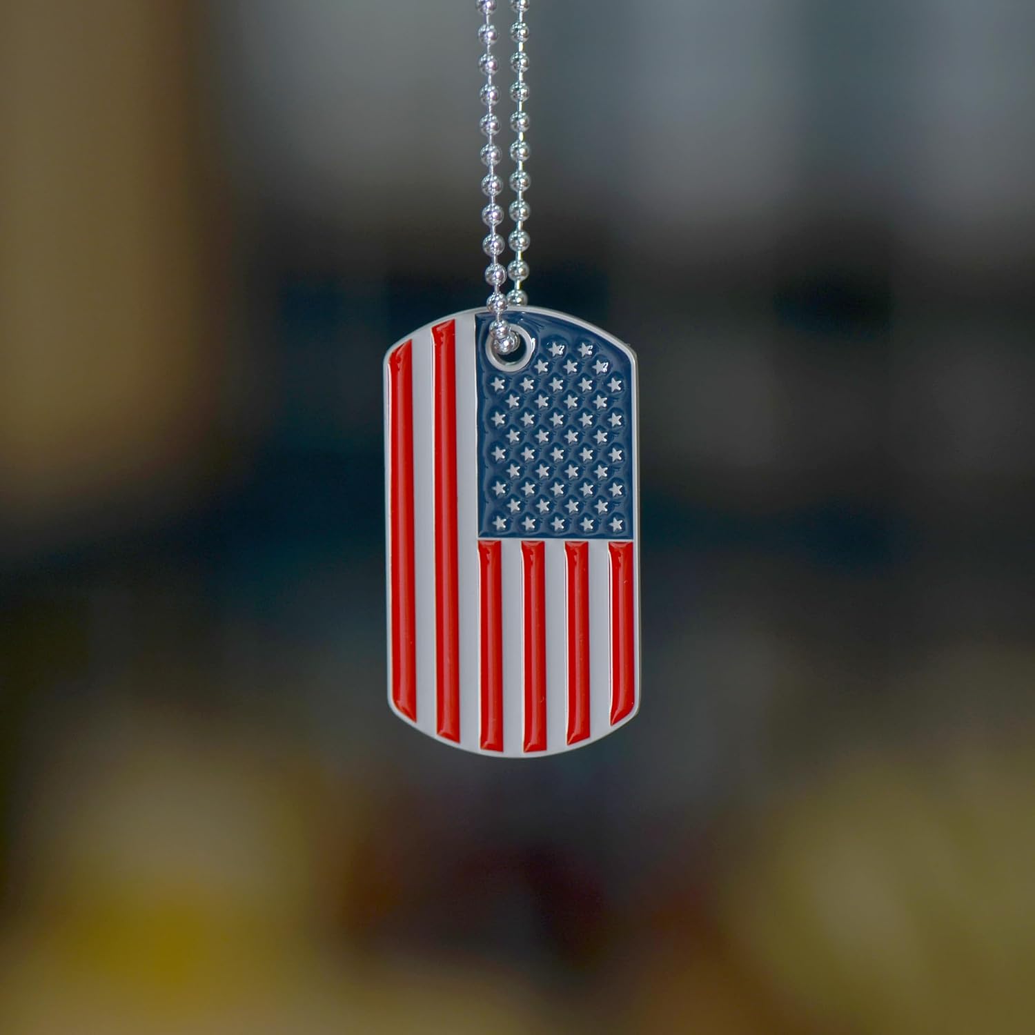 Detalle de Paialco Dog Tag Necklace Set, Zinc Alloy