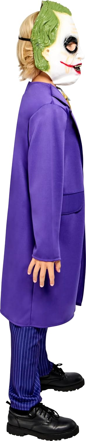 Detalle de Rubies R883106 The Joker Costume for Kids, Medium (8–10), Attached Shirt and Mask