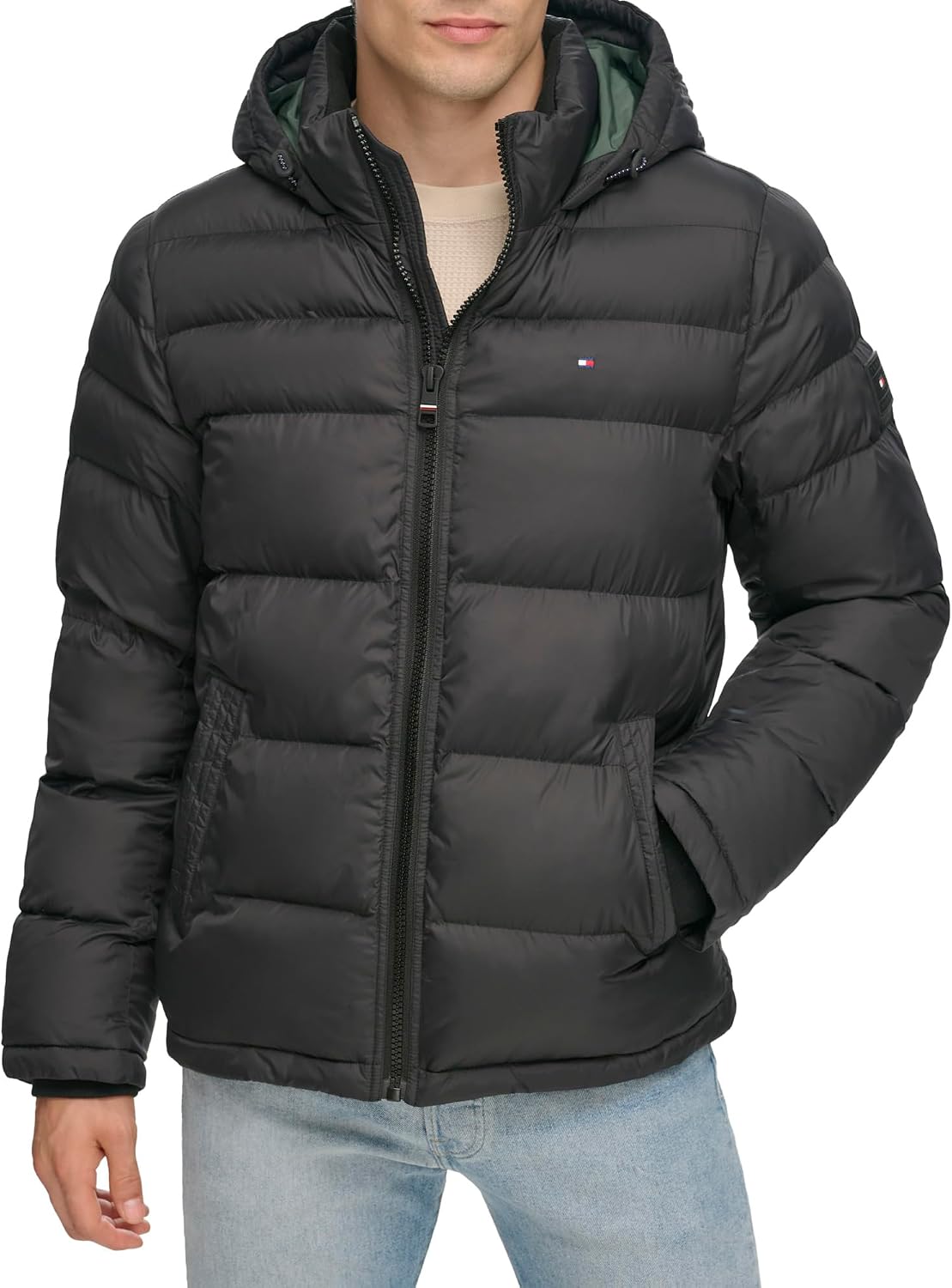Detalle 2 de Tommy Hilfiger Men’s Hooded Puffer Jacket