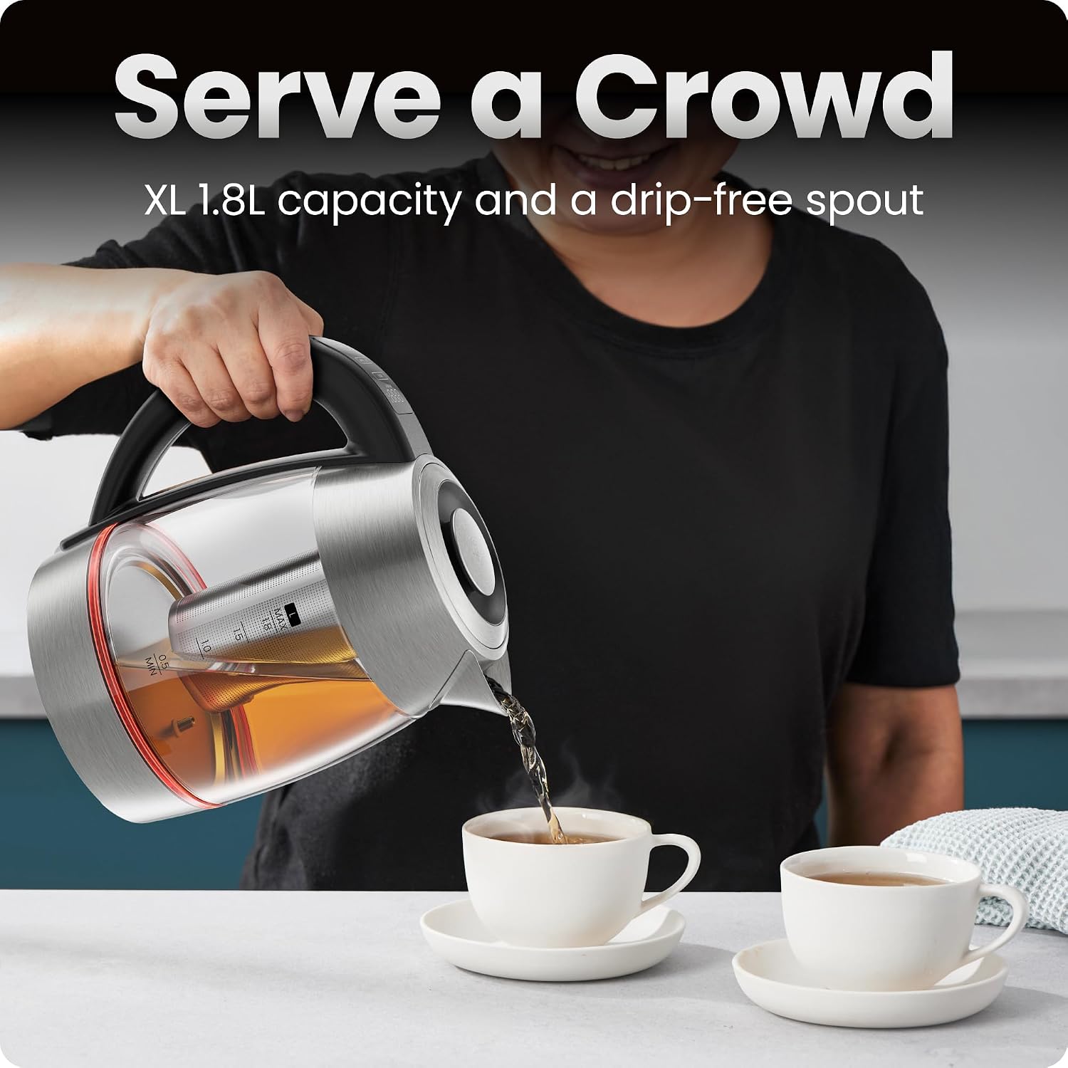 Thumbnail 6 de CHEFMAN Electric Kettle 1.8L