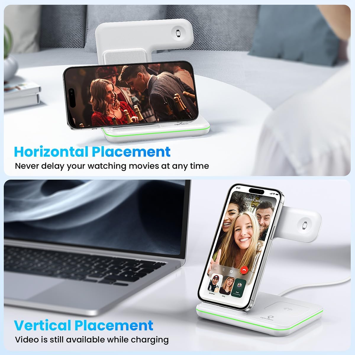 Thumbnail 6 de WAITIEE 3-in-1 Wireless Charger