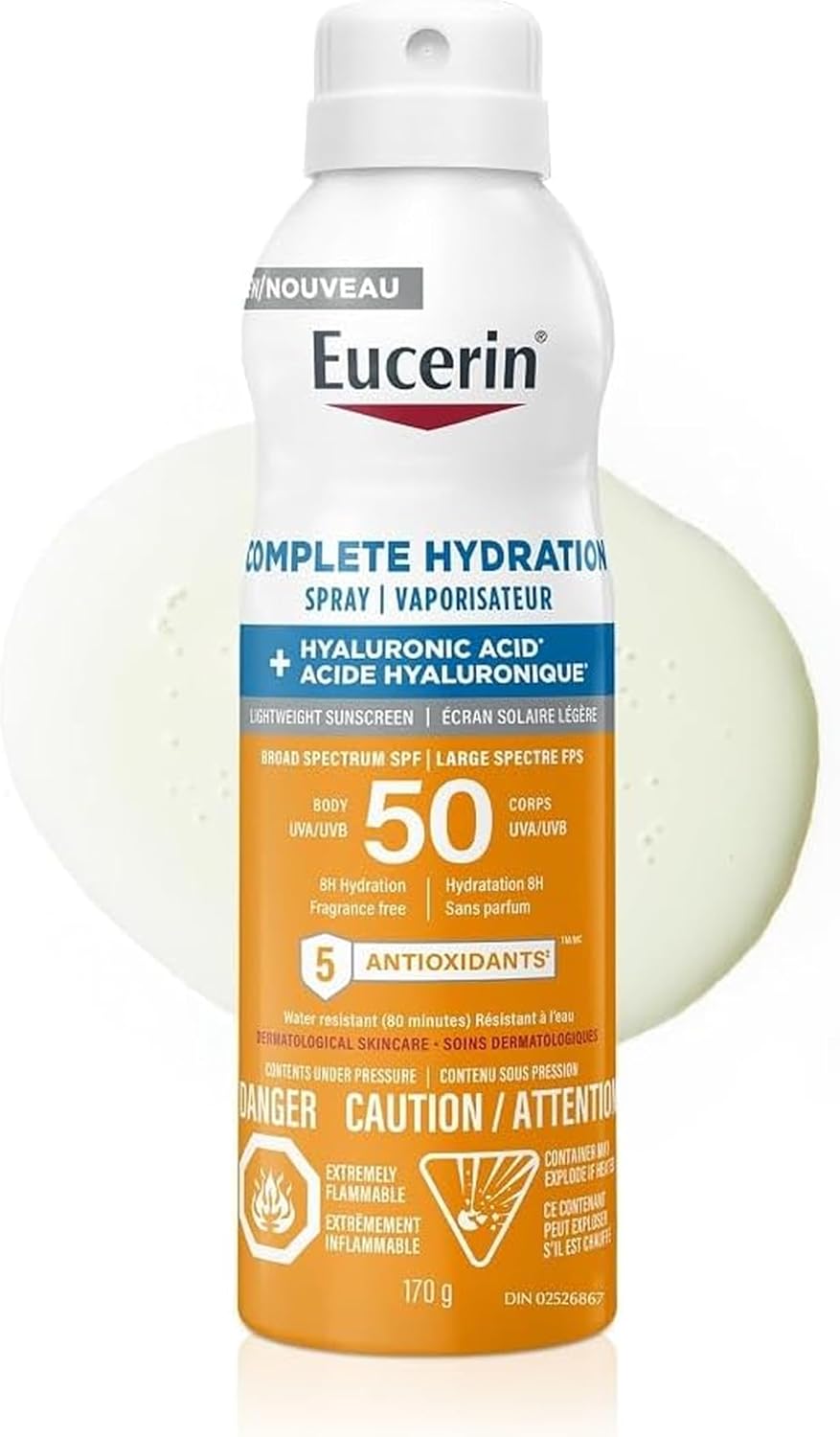 Eucerin sunscreen spray SPF 50
