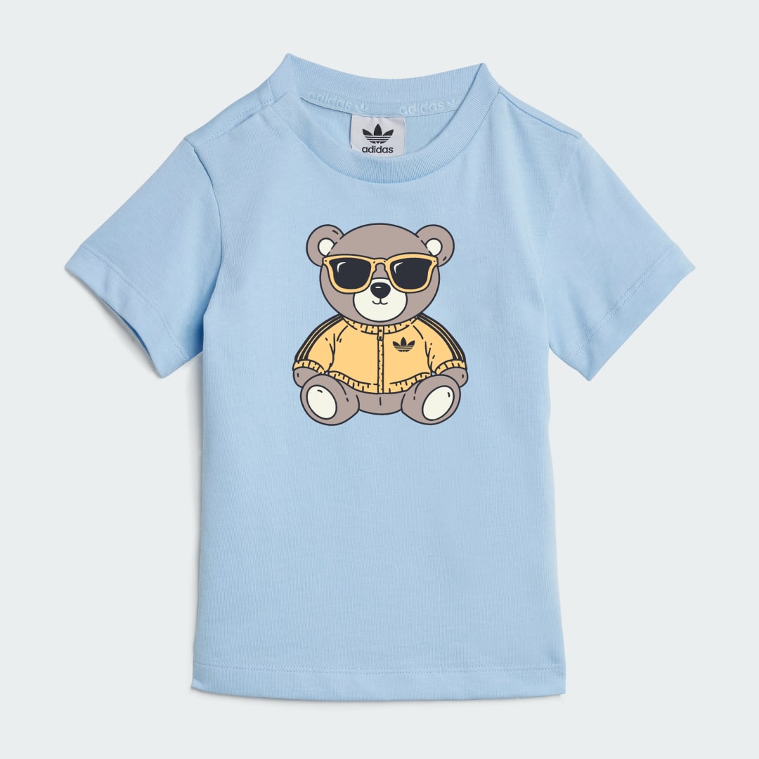 Detalle 2 de Conjunto Teddy Bear de Adidas — Azul
