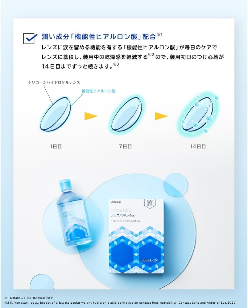 Thumbnail 6 de クリアデュー プロケアソリューション ソフトコンタクトレンズ用ケア用品 360mL×2本