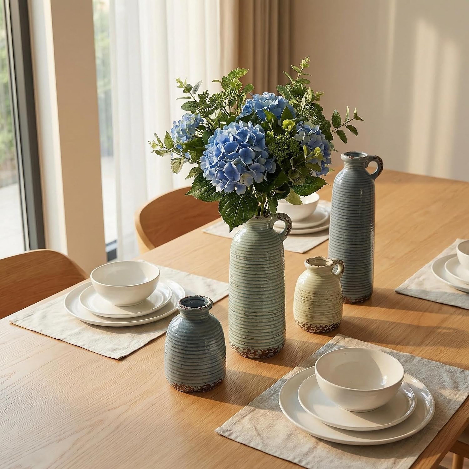 Thumbnail 6 de LIFESTYLO Ceramic Vase Set of 3