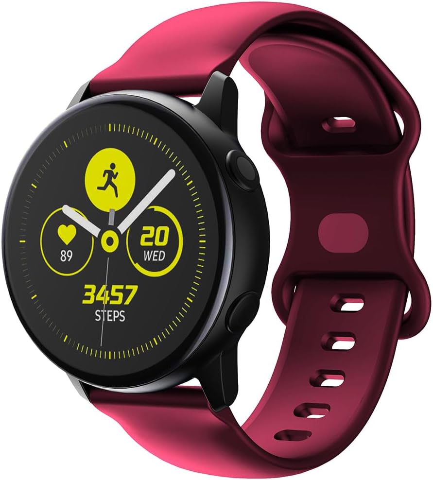 Thumbnail 6 de 20mm Silicone Replacement Band for Ticwatch E / E3 / GTH and COROS Pace/Apex models