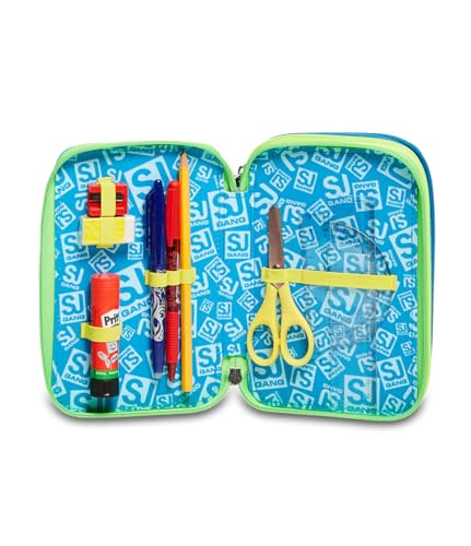 Detalle de SJ GANG STYLE JAM GANG Ast.3 Zip SJ Gang Flip-3d Da SJ Boy AST.3 Zip – Unisex Bambini e Ragazzi, Multicolore (Jet Black)