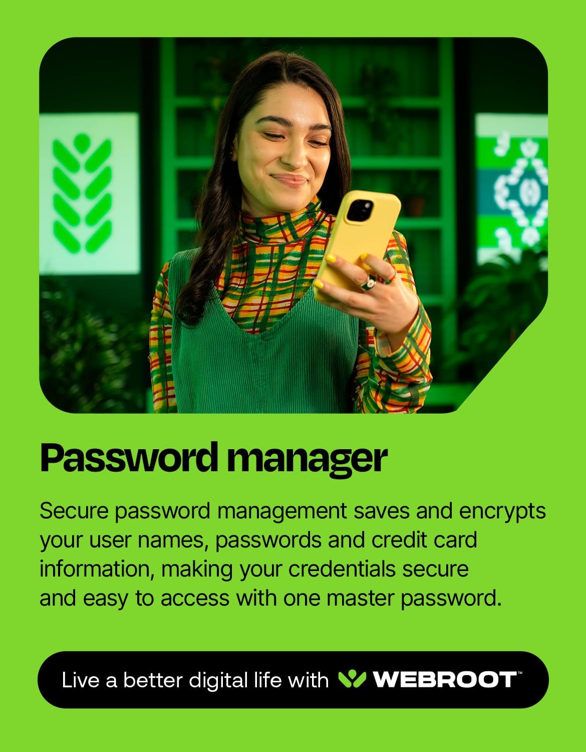Thumbnail 6 de Webroot Internet Security Complete (5 Devices, 1 Year) — Lightweight, Cloud-Driven Antivirus with Password Manager
