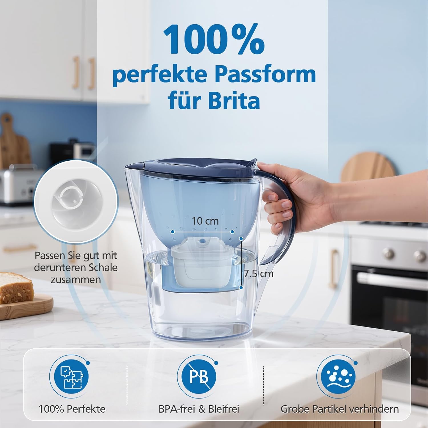 Thumbnail 5 de isinlive 8 Pack Wasserfilter für Brita Maxtra+ 8er-Pack