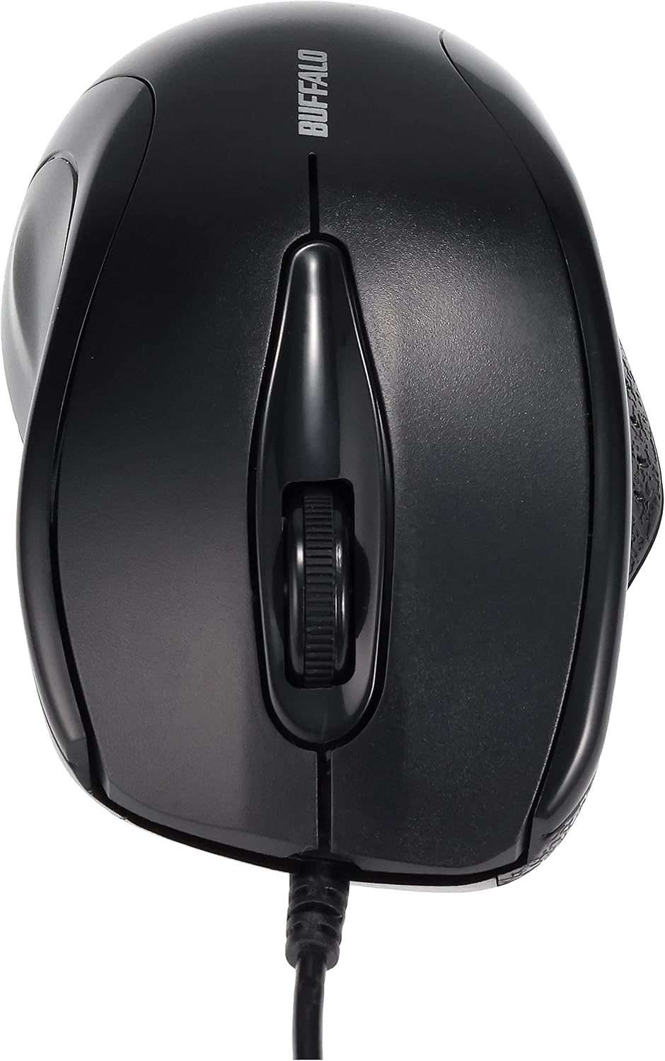 Detalle 2 de バッファロー BSMRU21BK 有線3ボタンマウス、USB接続・光学式センサー・1000dpi
