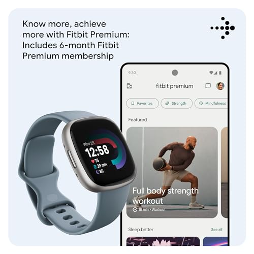 Thumbnail 7 de Google Fitbit Versa 4 Fitness Smartwatch with Built-in GPS