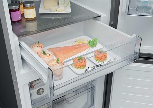 Detalle de Haier 2D 60 Series 1 PRO HDPR1618CNPK: Frigorífico Combi 355 L con Fresh Zone 0° y No Frost