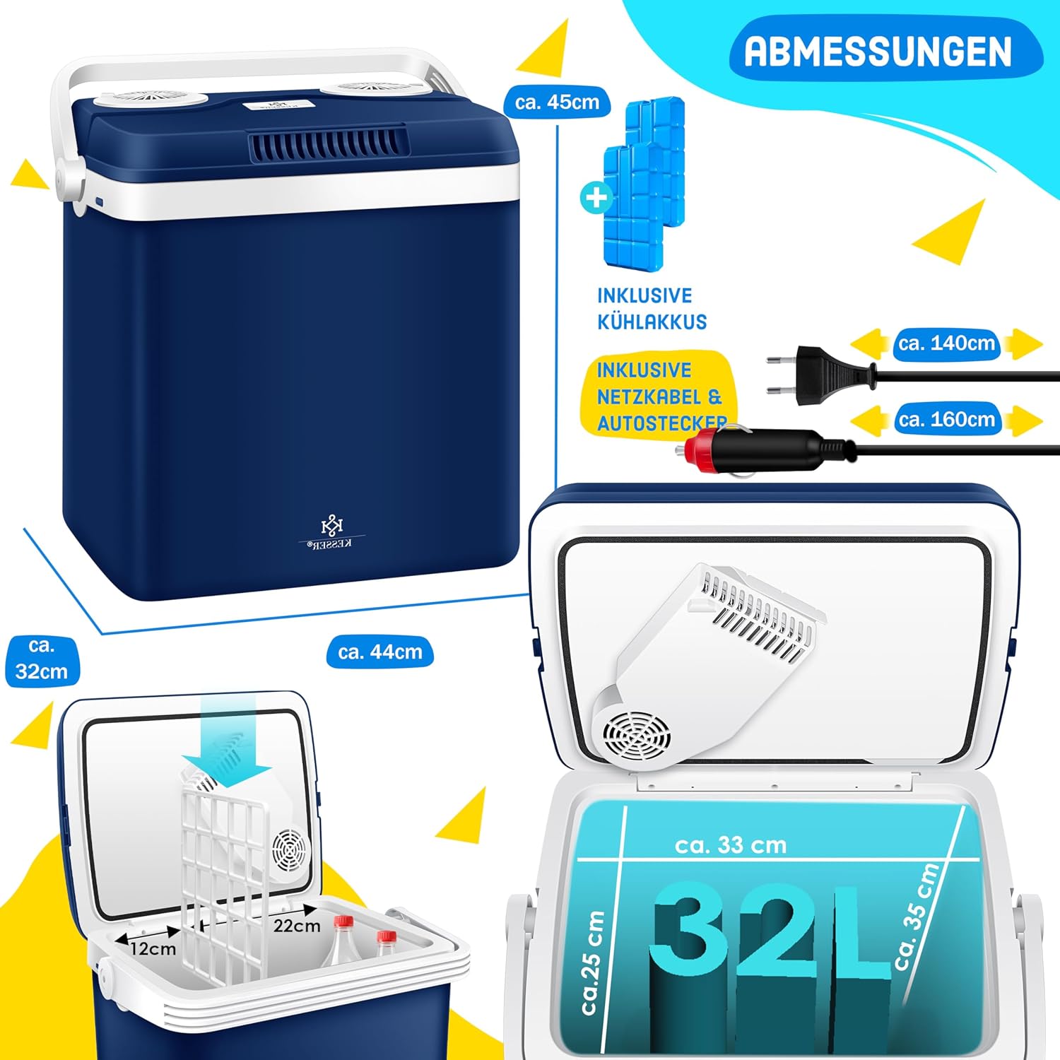 Thumbnail 6 de KESSER Kühlbox Thermobox 32Liter