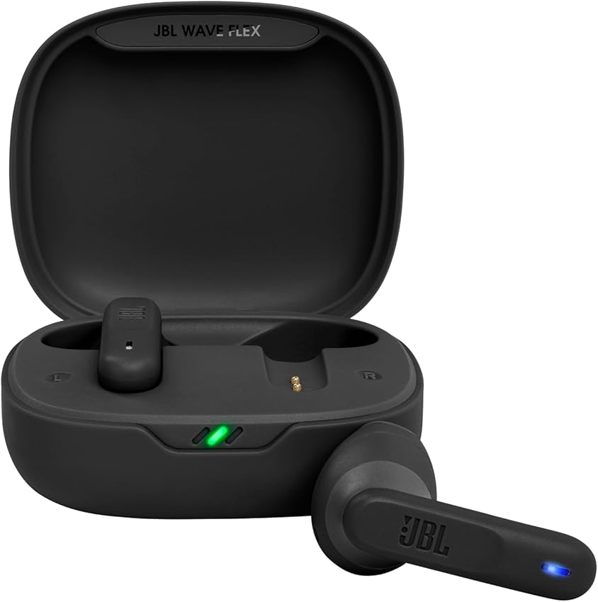 Detalle de JBL Wave Flex auriculares 32 horas negro