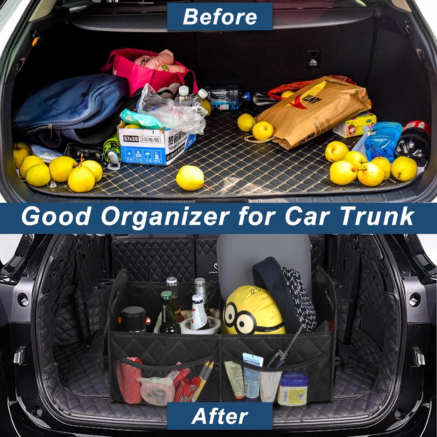 Thumbnail 4 de Deosk Car Trunk Organizer 6-pocket, Large
