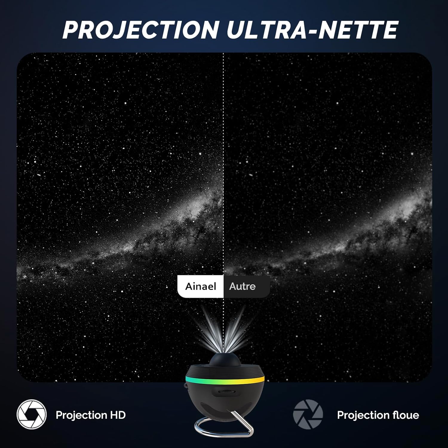 Thumbnail 1 de Ainael Projecteur Galaxie 20 m² 🌌