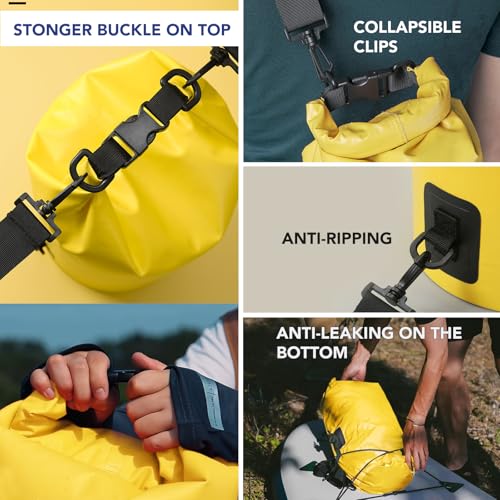 Detalle de Unigear Waterproof Dry Bag 2L-55L with Phone Pouch for Swimming Kayaking