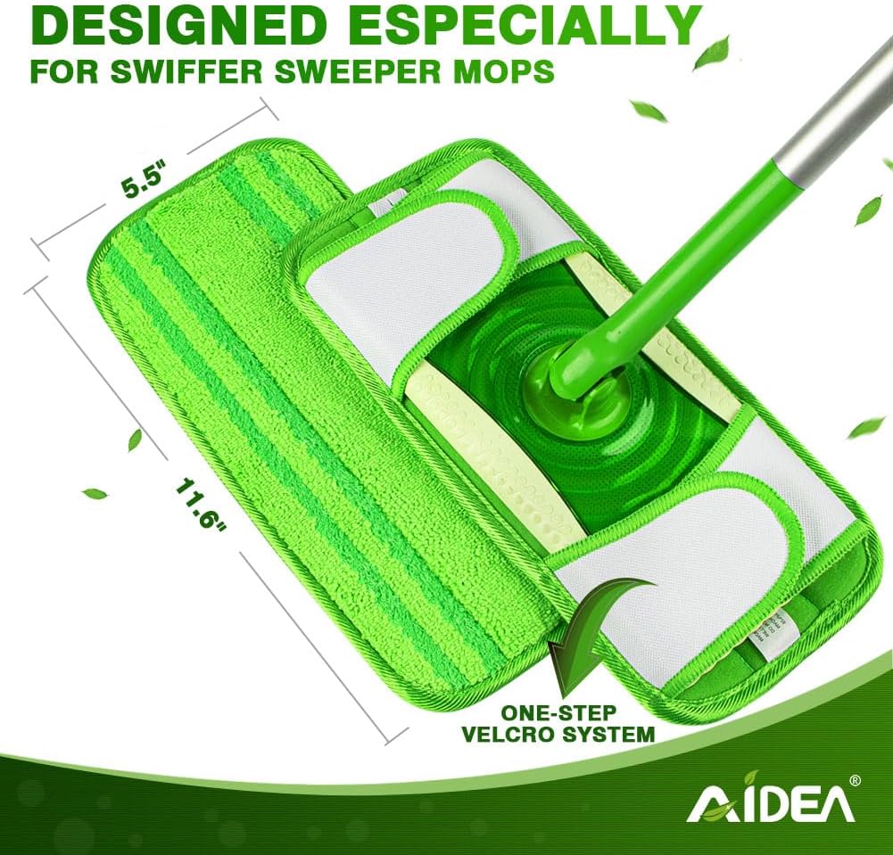 Detalle 2 de AIDEA Mopa de Microfibra recambios pack 4 🧽