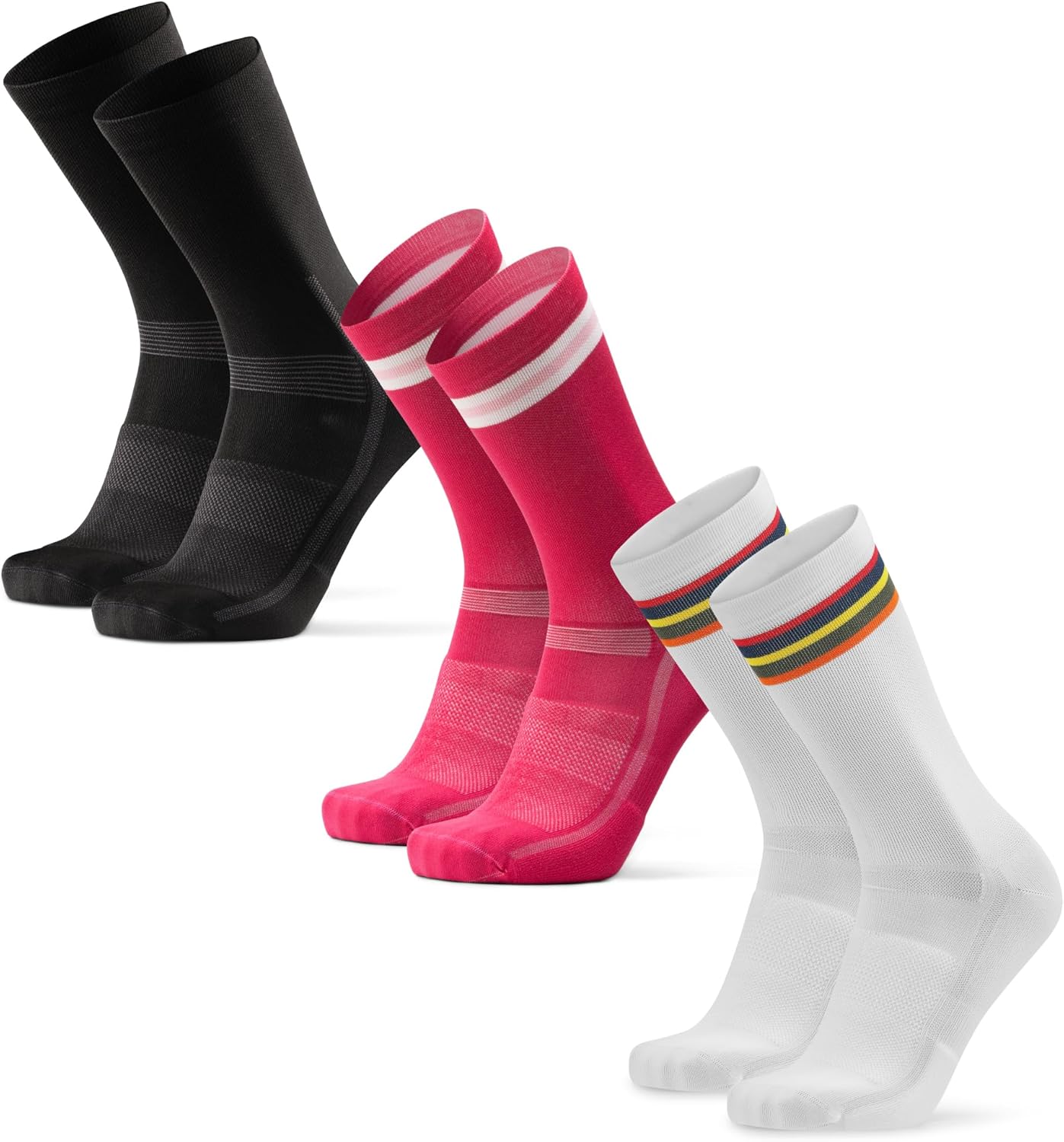 Thumbnail 6 de Danish Endurance Performance Crew Cycling Socks (3 or 5 Pack) – cushioned, quick-dry summer road socks for men & women