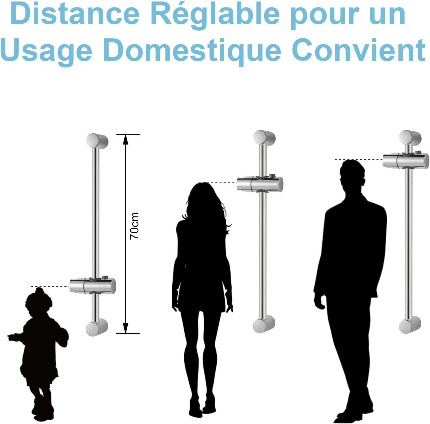 Thumbnail 1 de Barre de douche OFFO 70 cm