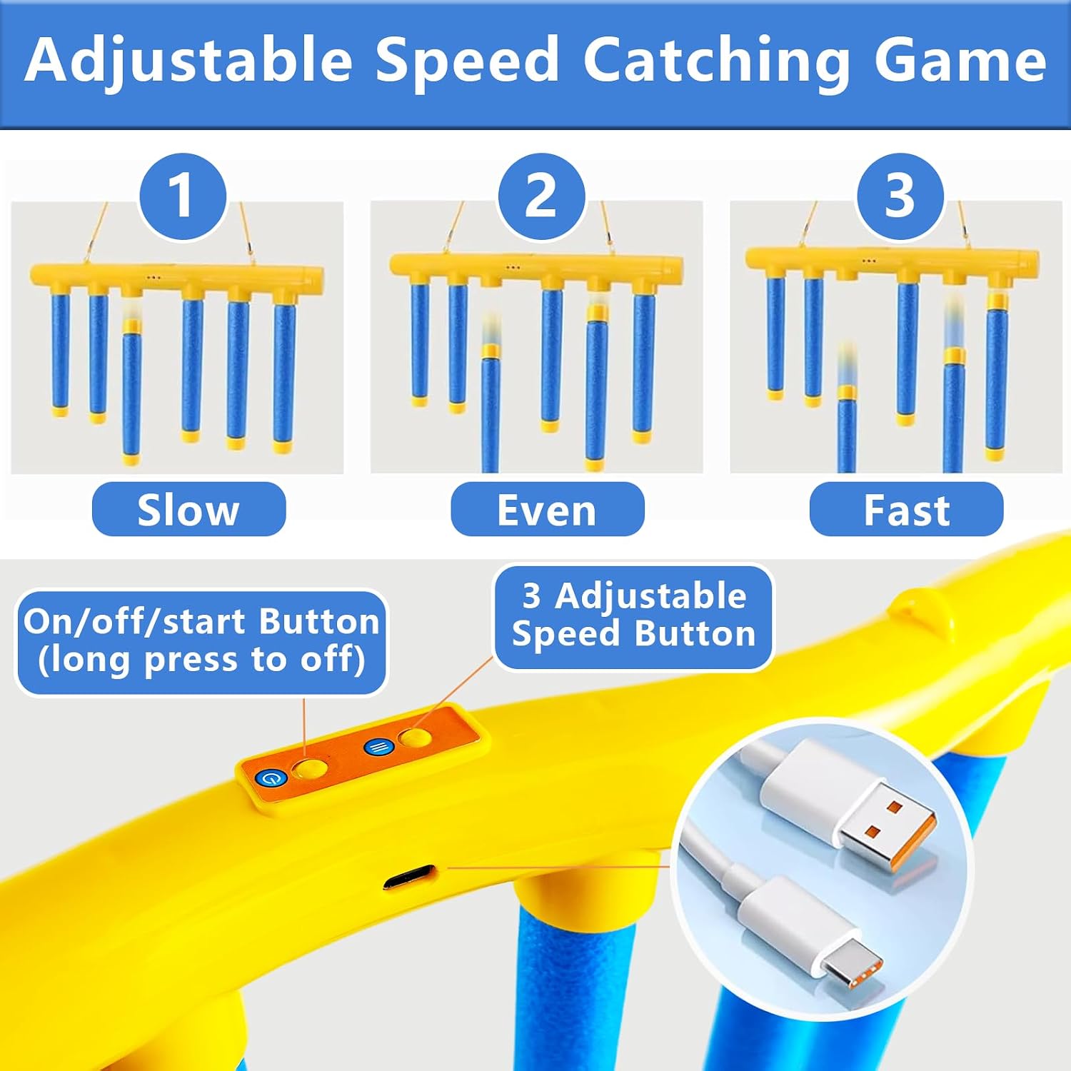Detalle de Tangdudu Catching Sticks Games: Falling Sticks Reaction Toy for Indoors