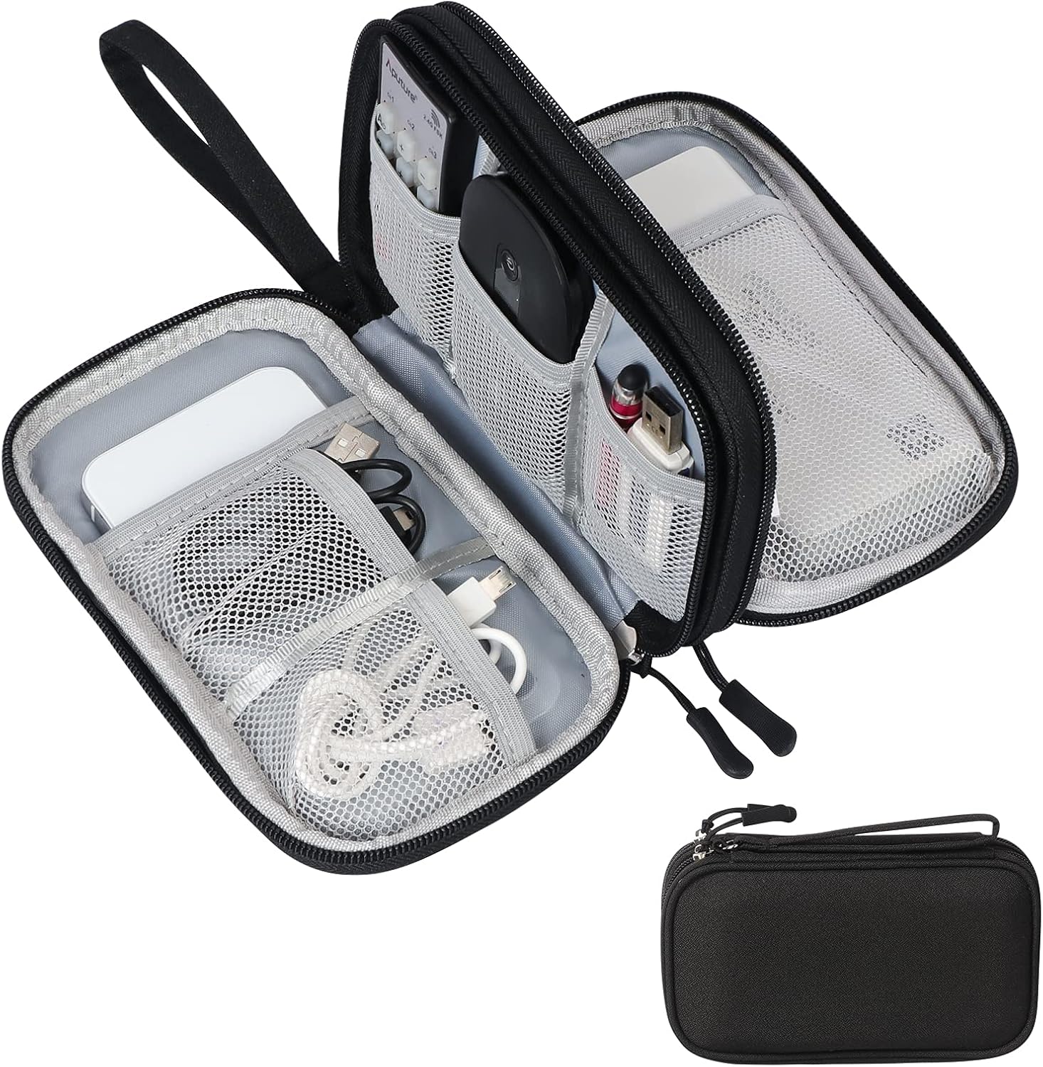 Detalle de Simpolor cable organiser bag double layer