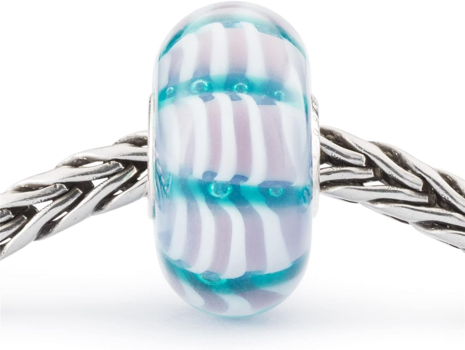 Detalle de Trollbeads Canzone delle sirene Glass Bead TGLBE-20363 – Perla in vetro, ispirazione sirena