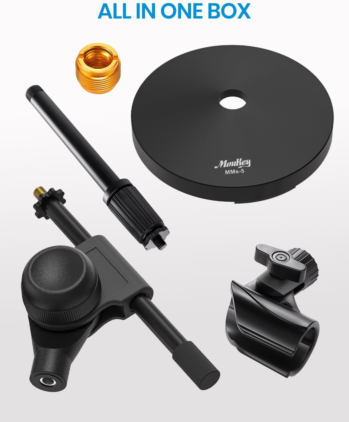 Thumbnail 6 de Moukey tabletop microphone stand MMs-5