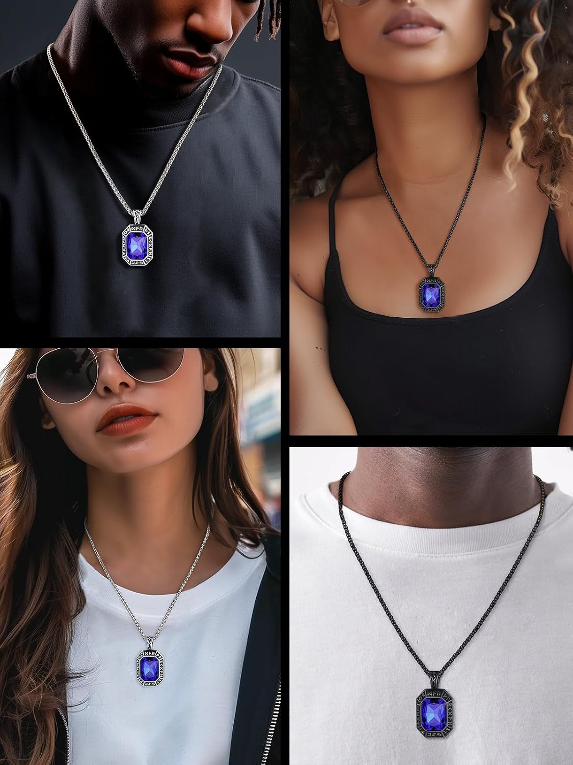 Thumbnail 5 de ChainsHouse Collier Rune Viking 55 cm