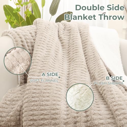 Thumbnail 1 de PROALLER Electric Throw Blanket 130x160cm in Beige with Overheat Protection